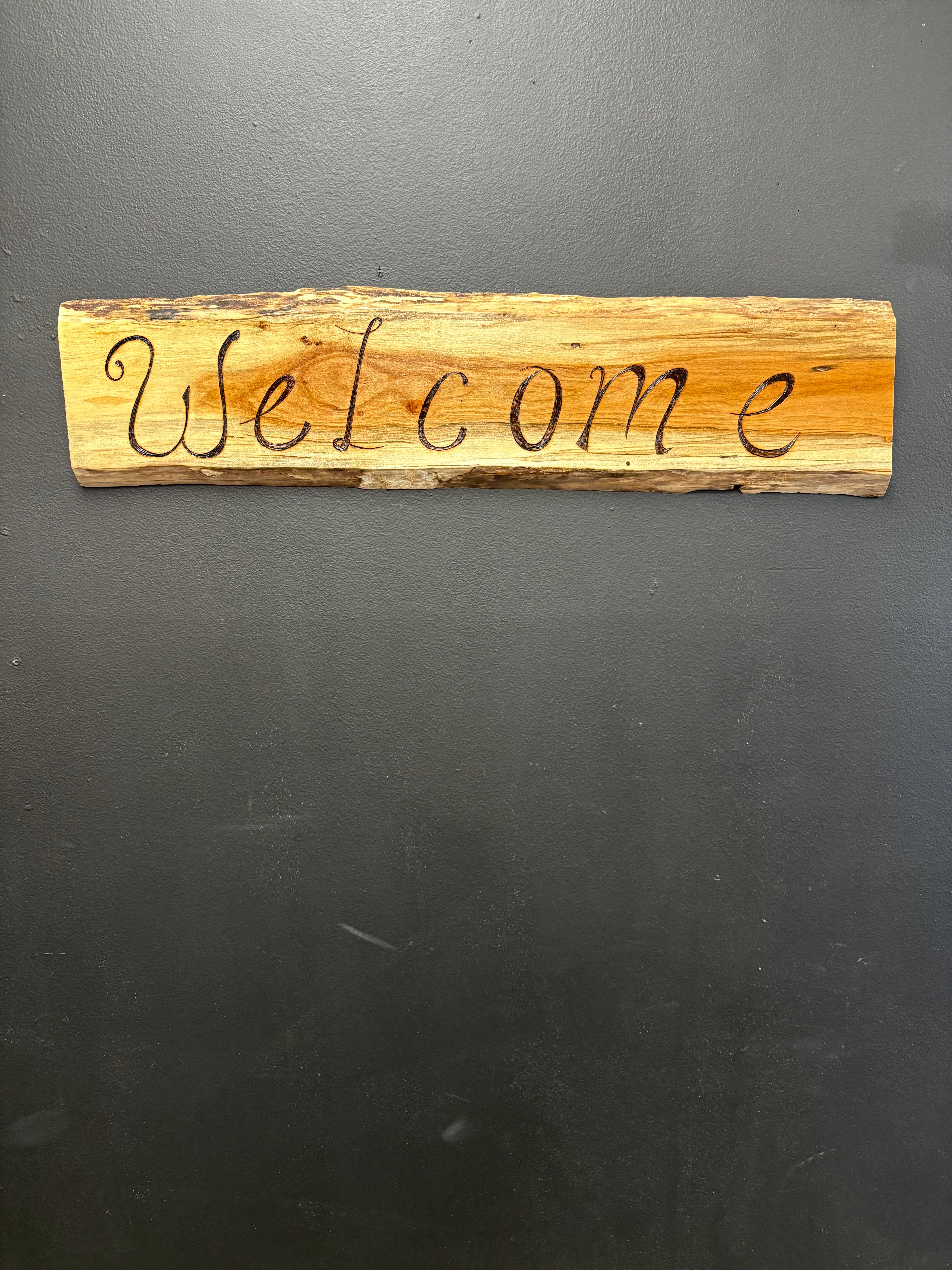 Welcome sign
