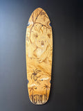 Australian Skateboard w/ Inspired Pyrography