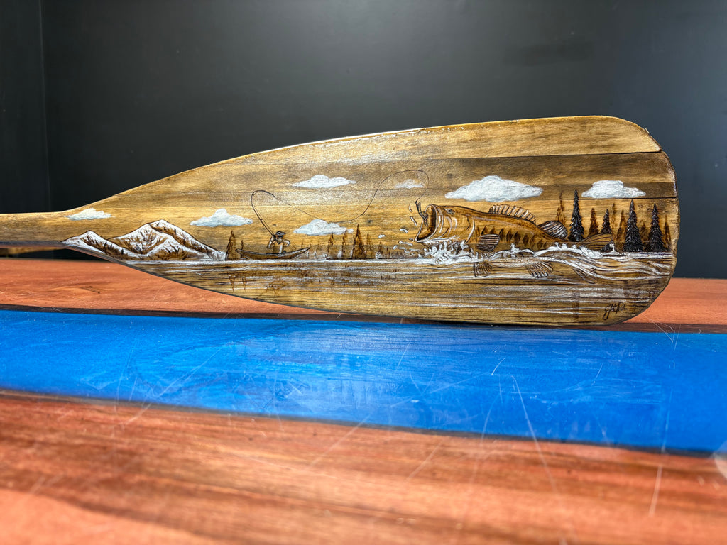 Bass Fishing Oar